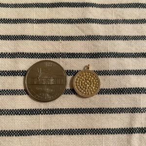 Anna Beck gold coin pendant